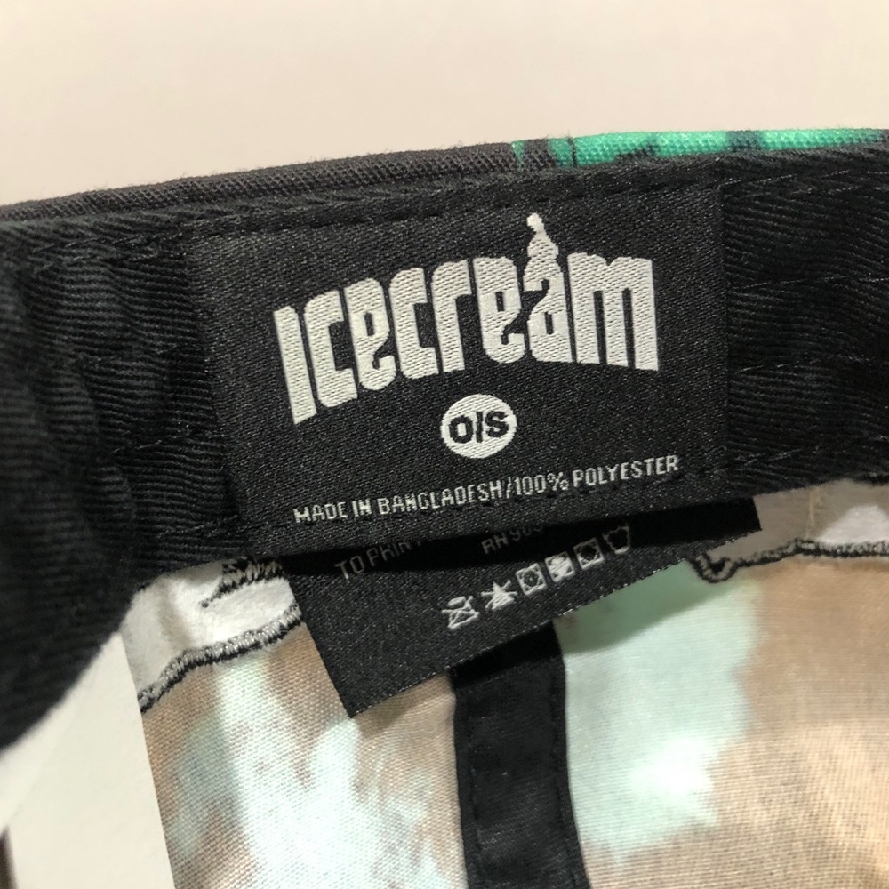 Billionaire Boys Club, Icecream Dad Hat, Black & Green - Picture 11 of 11